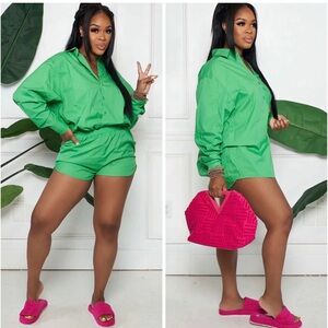 Long Sleeve Short Set